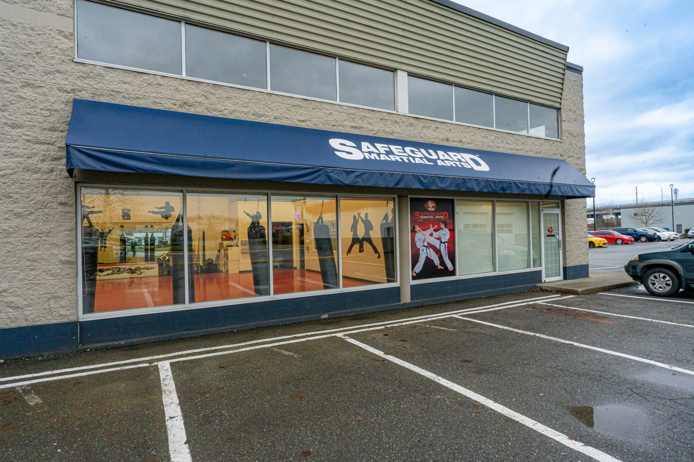 Safeguard Martial Arts storefront on the Langley Bypass